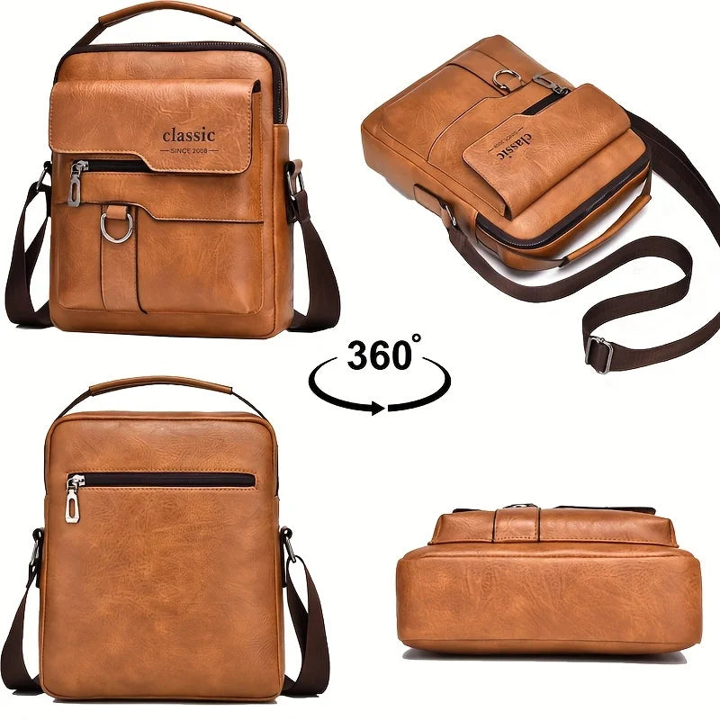 Bolso Crossbody Hombre FXZLLQ - Vintage Gran Capacidad