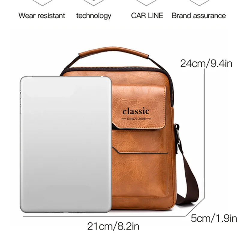 Bolso Crossbody Hombre FXZLLQ - Vintage Gran Capacidad