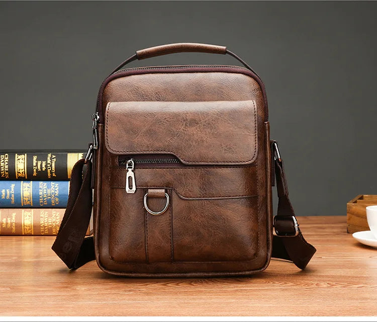 Bolso Vintage Hombre Business - Crossbody Flap PU