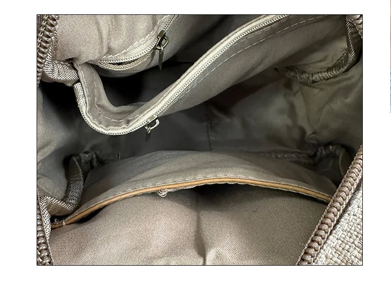 Mochila Mujer Ita Bag Luxury - Diseño Floral Lino