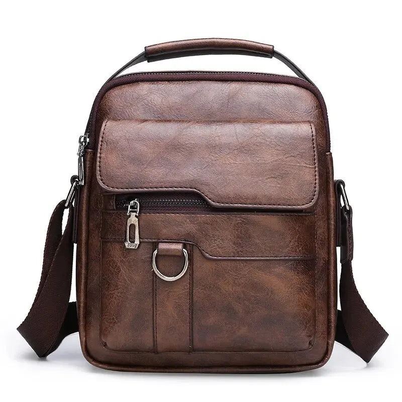 Bolso Crossbody Hombre Vintage - Business Flap Ultraligero