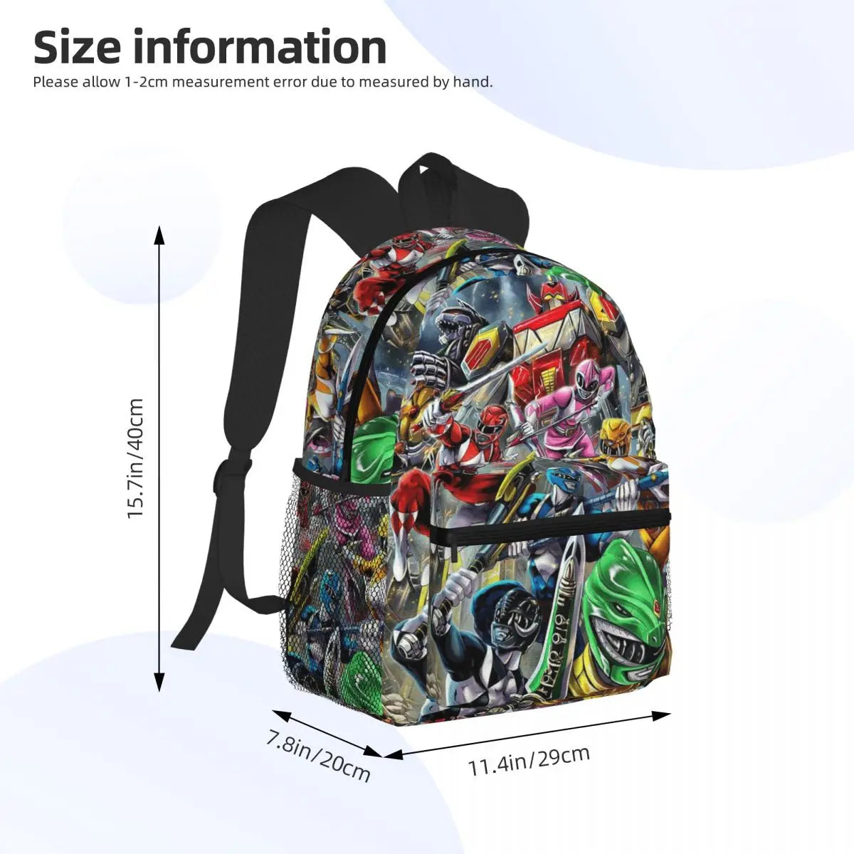 Mochila Power Rangers Niños - Escolar 20-35L Unisex